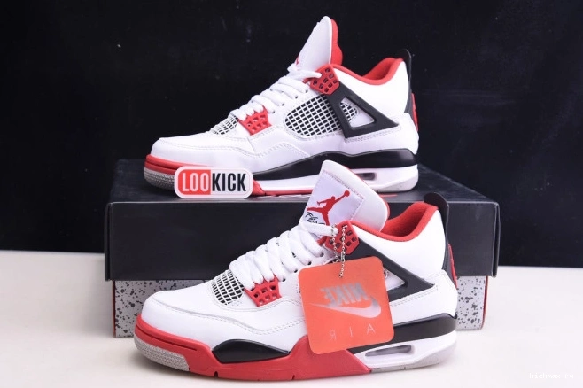 Rep 4 Air DC7770-160 (2020) Fire Retro Jordan Red 0714